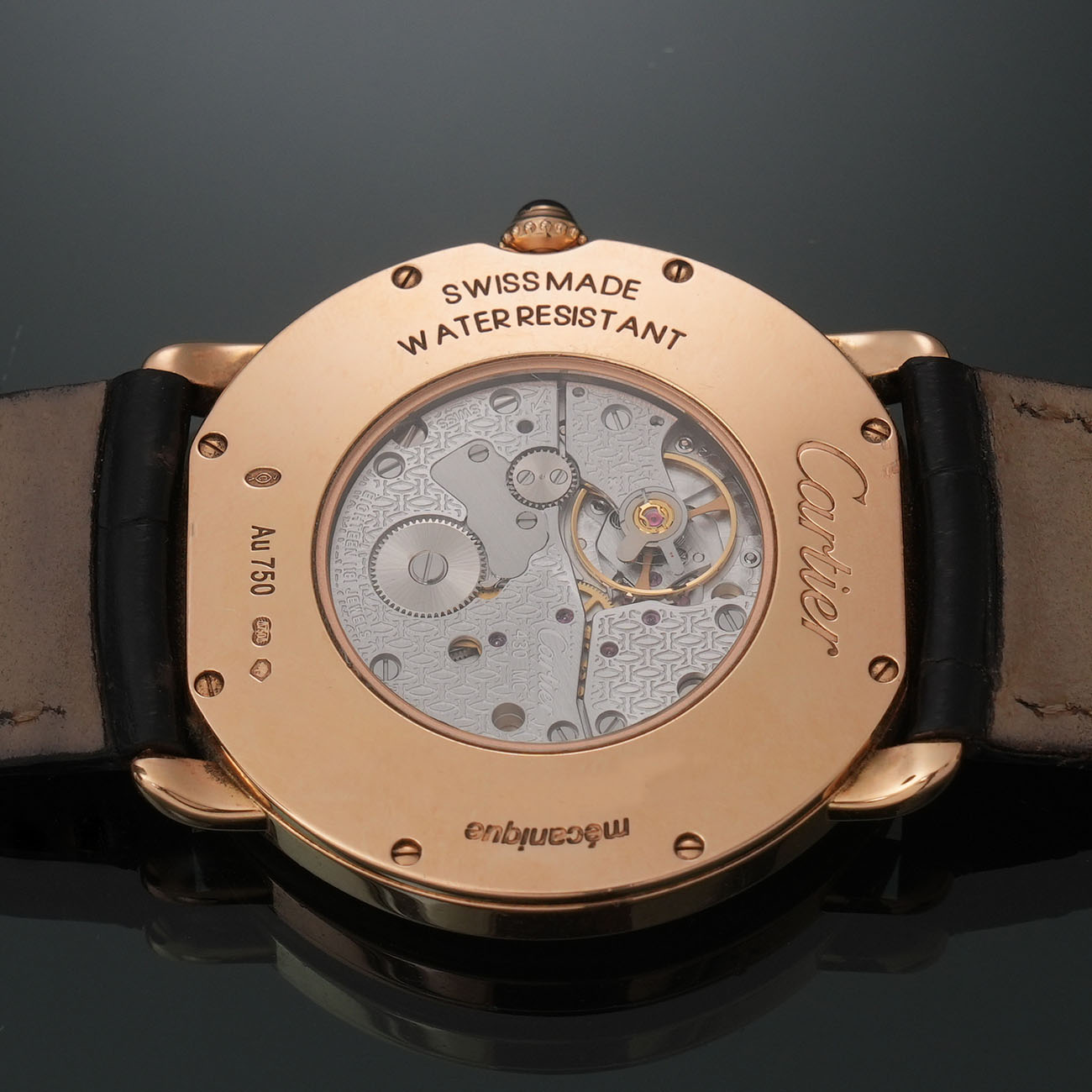 CARTIER(USED)까르띠에 W6800251 롱드 드 까르띠에 골드 워치