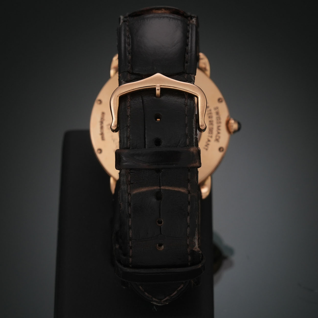 CARTIER(USED)까르띠에 W6800251 롱드 드 까르띠에 골드 워치