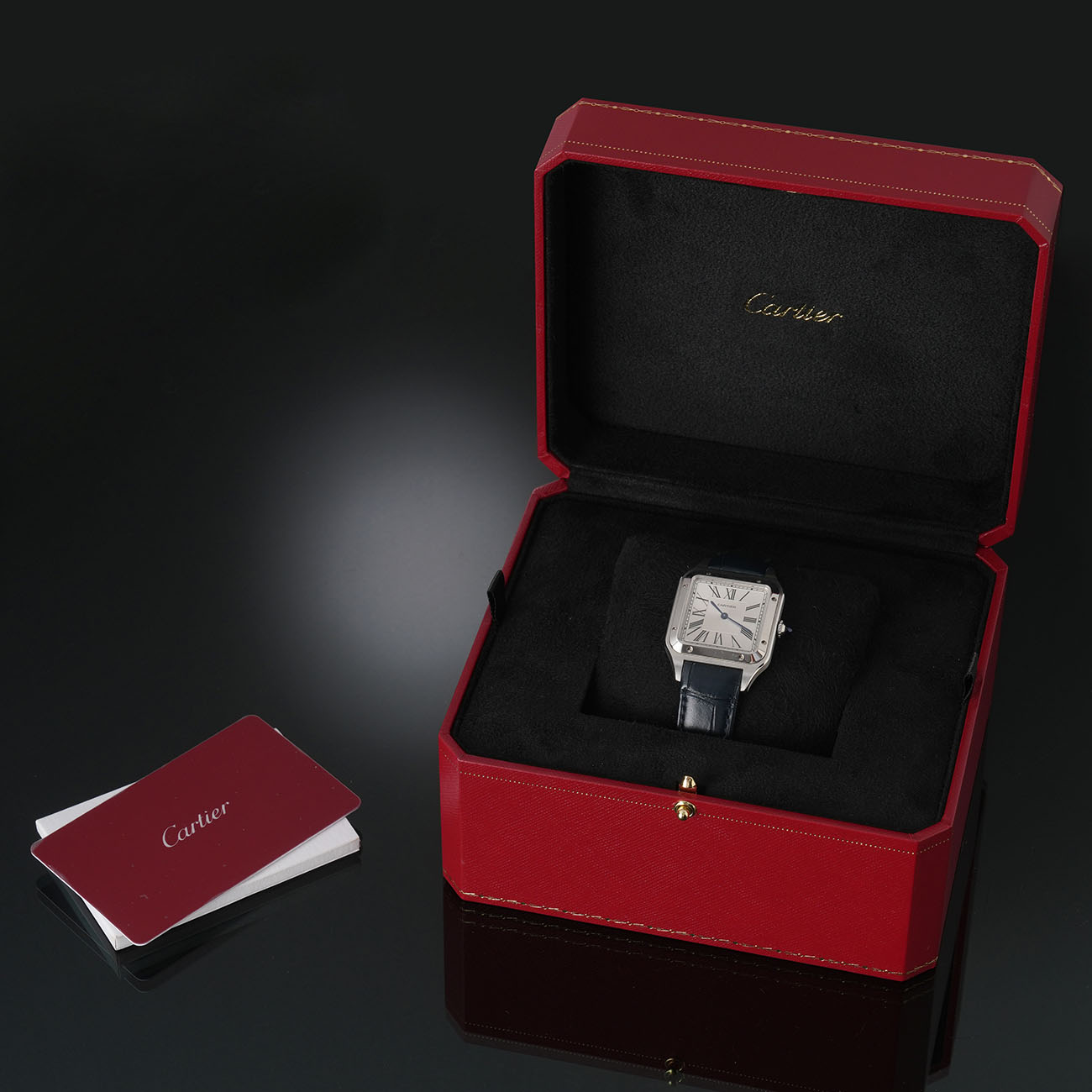 CARTIER(USED)까르띠에 산토스 뒤몽 스틸 라지