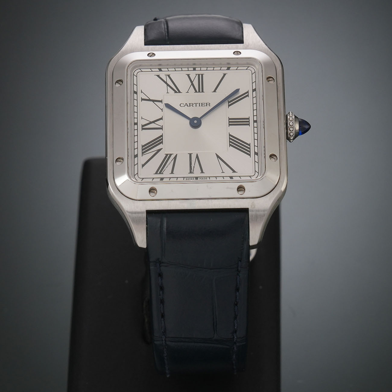 CARTIER(USED)까르띠에 산토스 뒤몽 스틸 라지