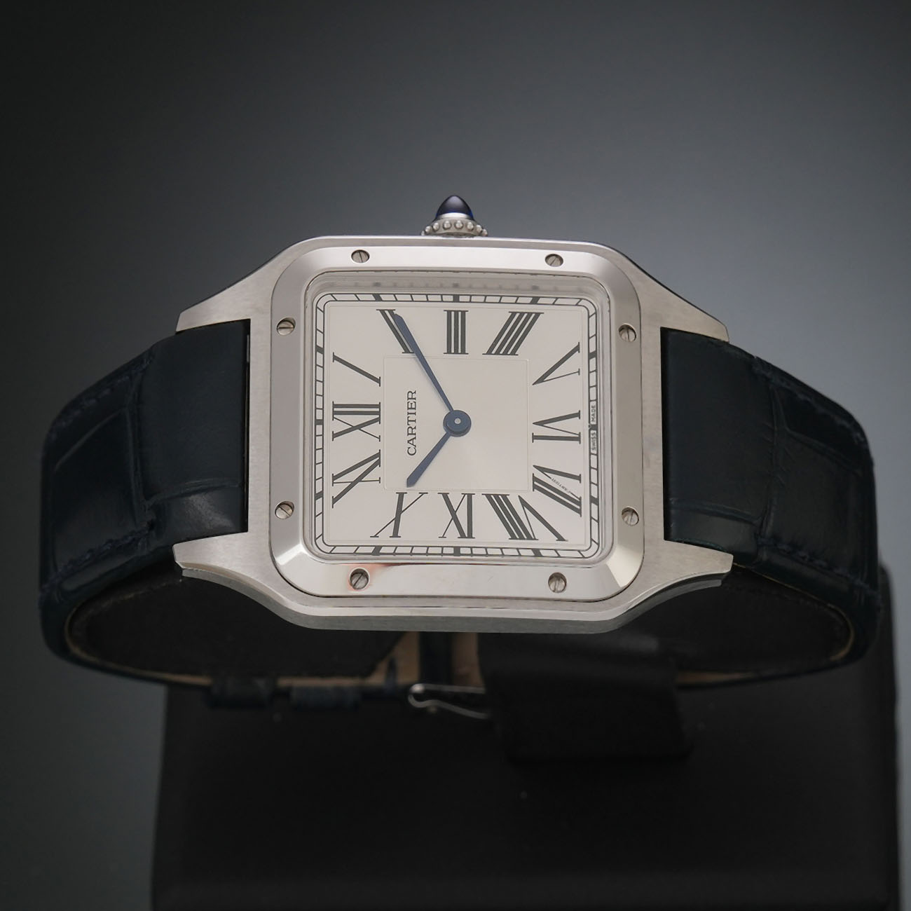 CARTIER(USED)까르띠에 산토스 뒤몽 스틸 라지