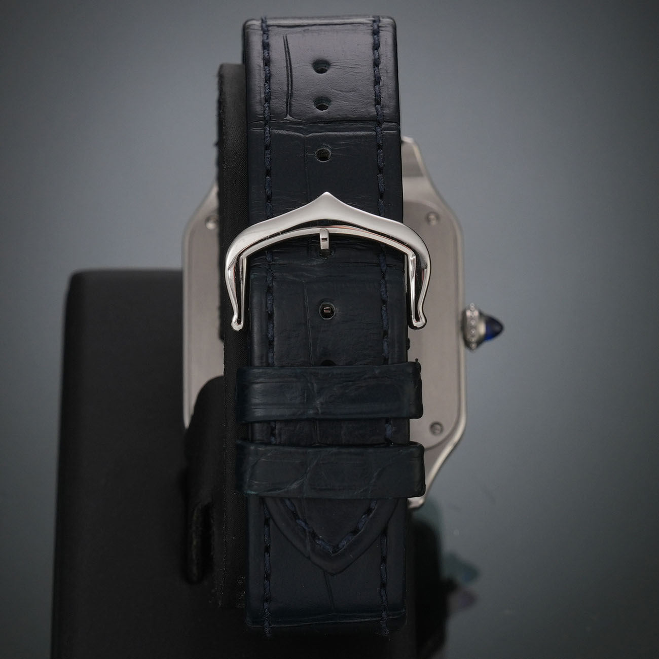CARTIER(USED)까르띠에 산토스 뒤몽 스틸 라지