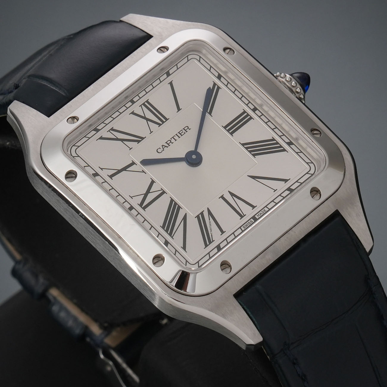 CARTIER(USED)까르띠에 산토스 뒤몽 스틸 라지