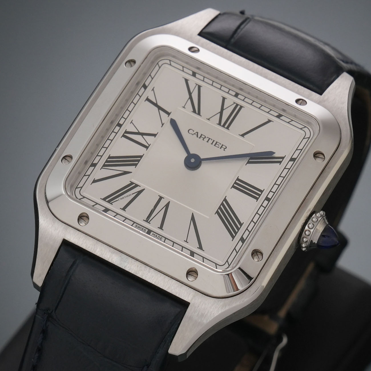 CARTIER(USED)까르띠에 산토스 뒤몽 스틸 라지