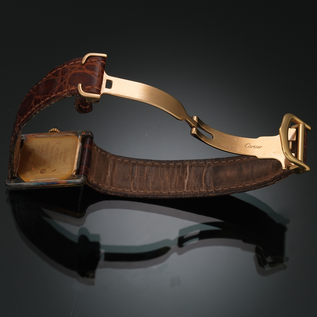 CARTIER(USED)까르띠에 탱크 버메일 라지 W1006254
