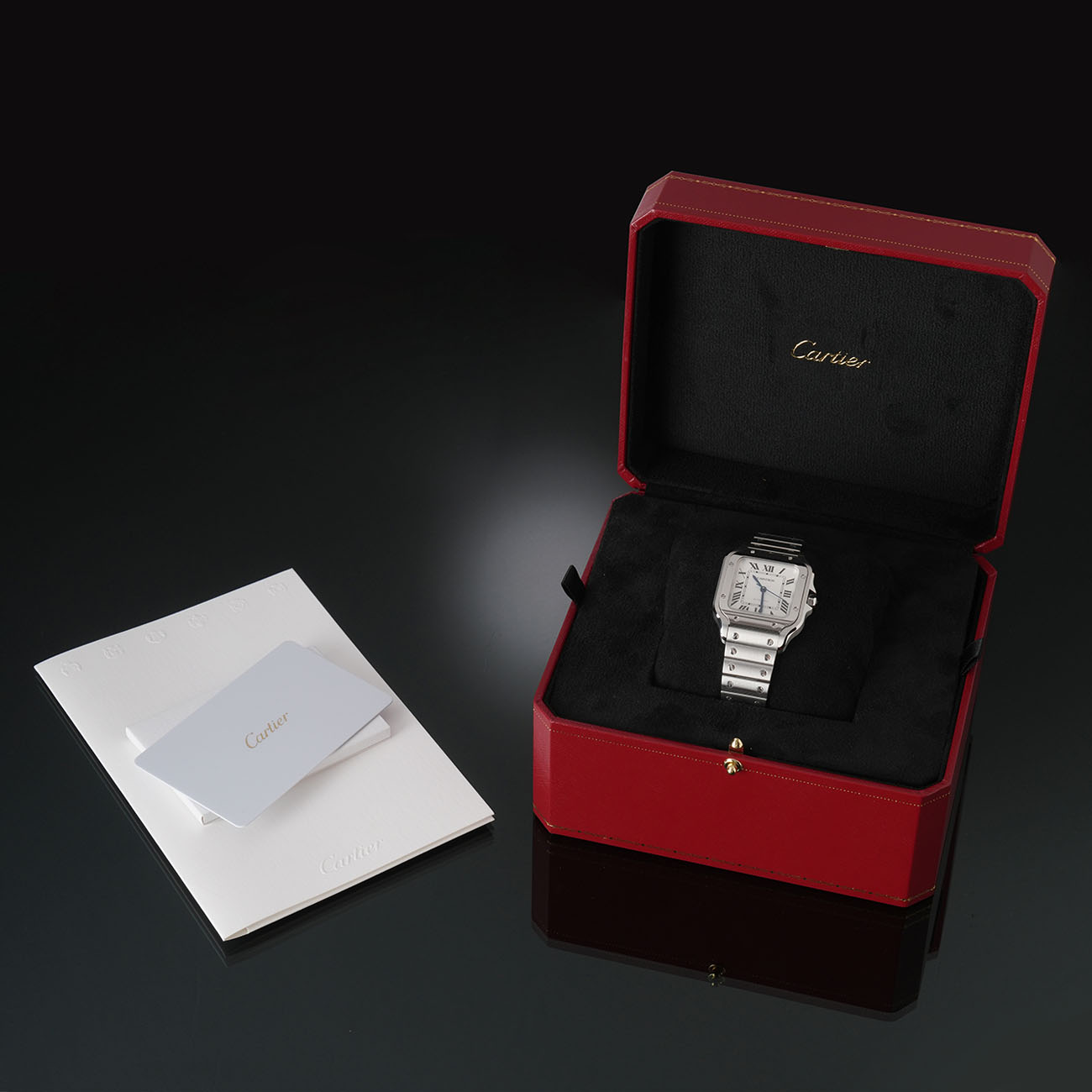 CARTIER(USED)까르띠에 WSSA0029 산토스 미디움 워치