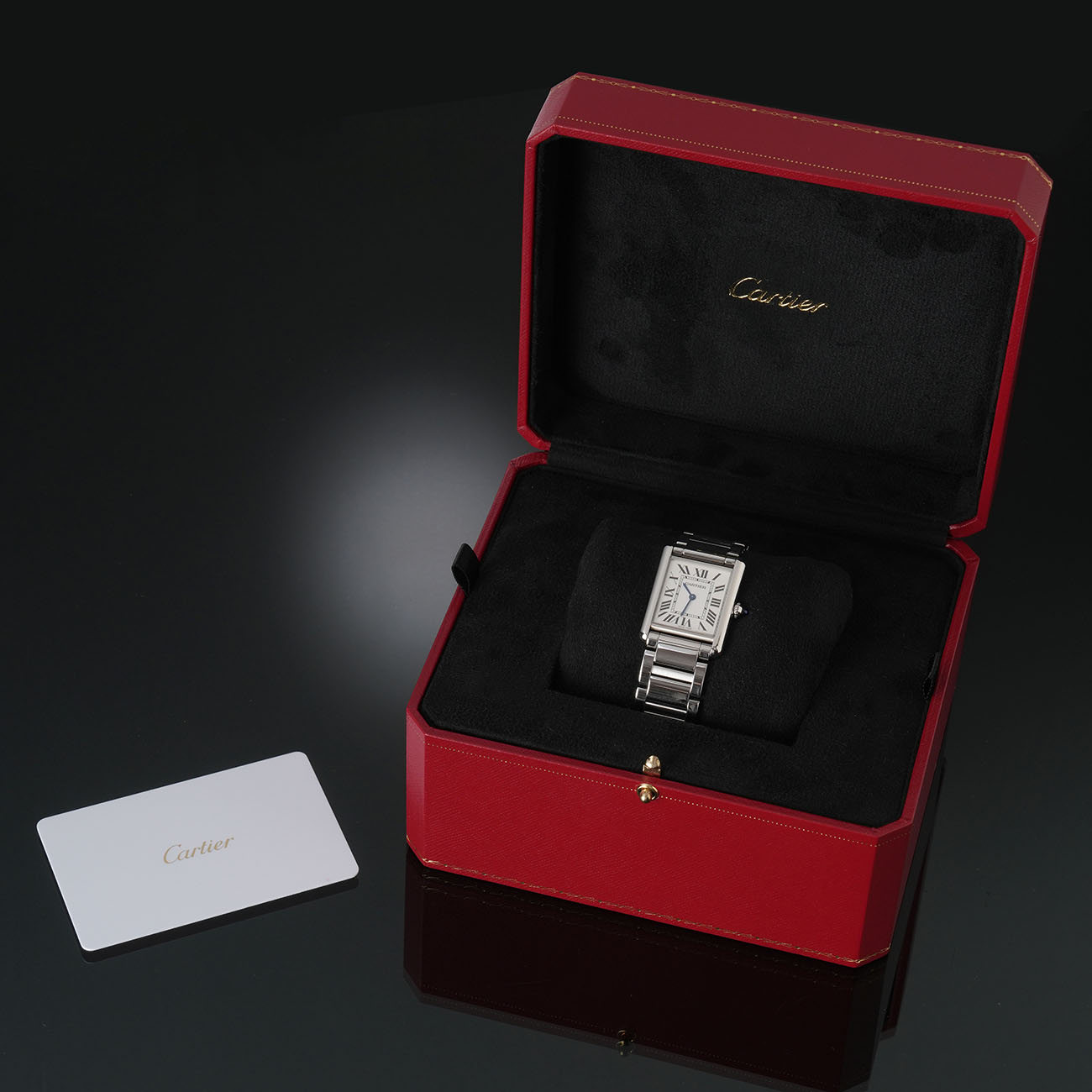CARTIER(USED)까르띠에 탱크 머스트 라지 스틸 WSTA0052