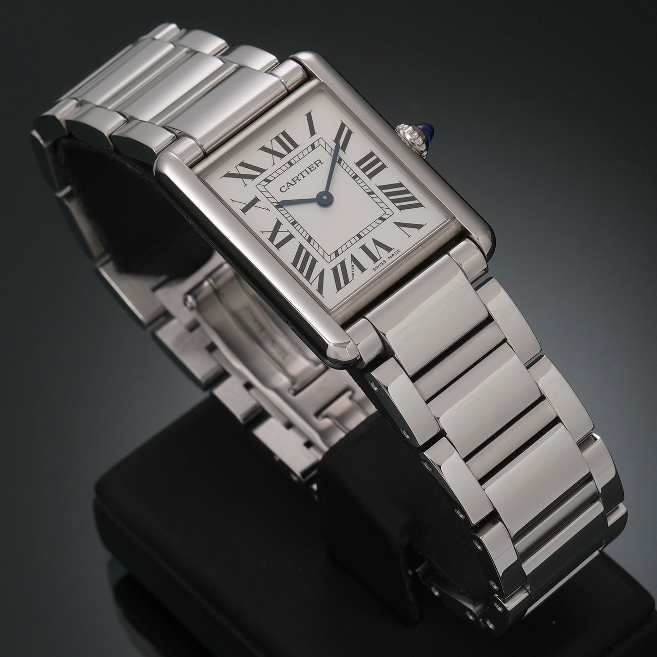 CARTIER(USED)까르띠에 탱크 머스트 라지 스틸 WSTA0052