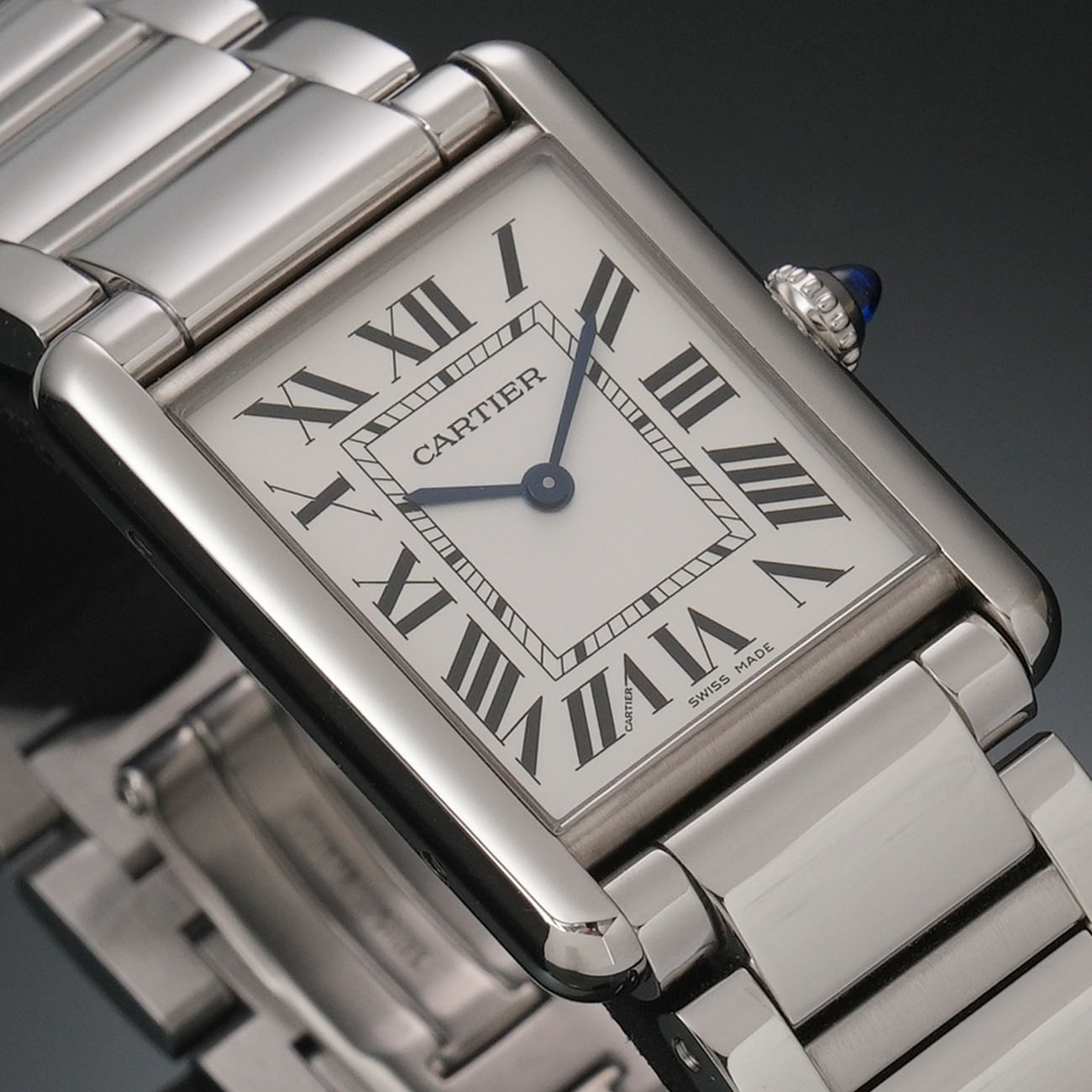 CARTIER(USED)까르띠에 탱크 머스트 라지 스틸 WSTA0052