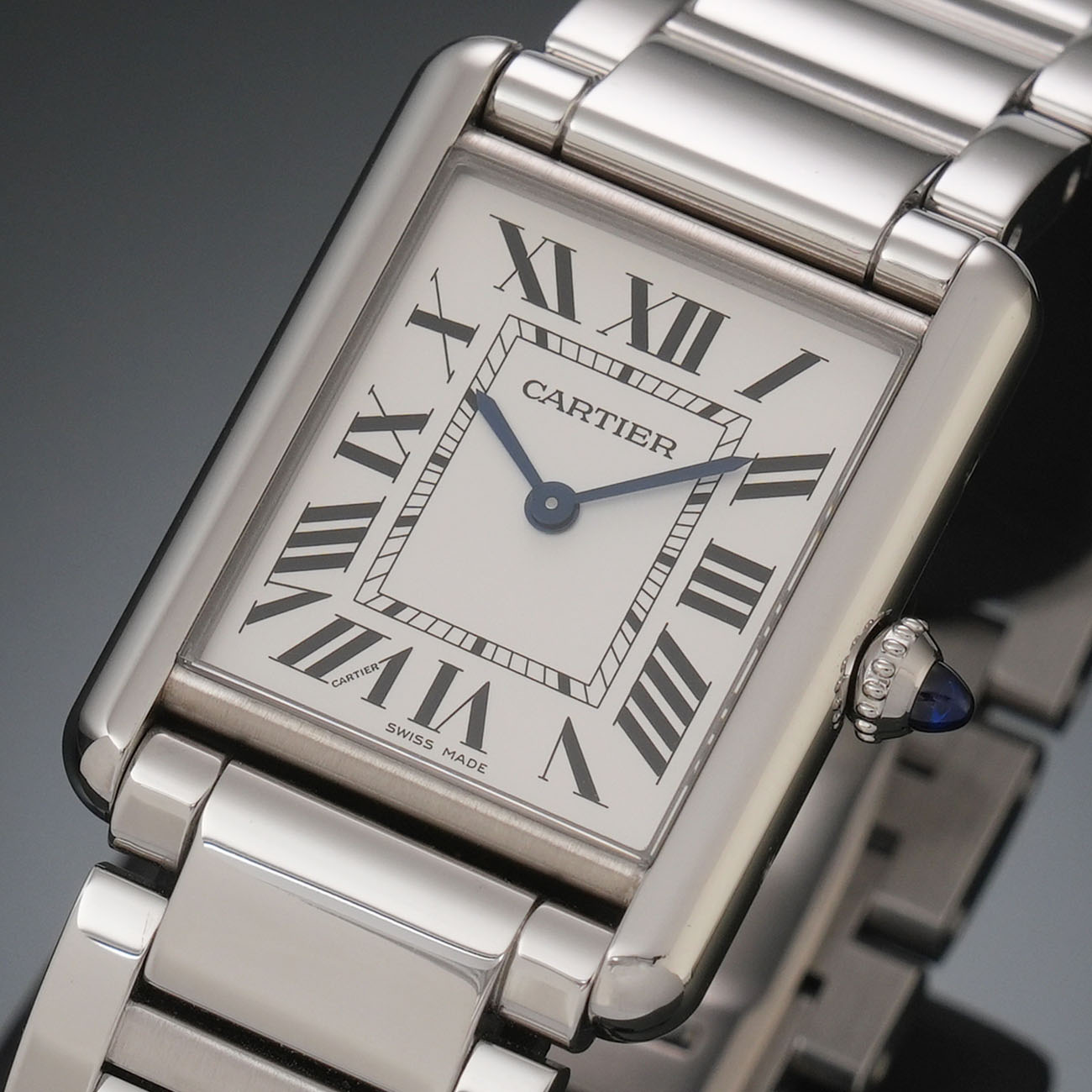CARTIER(USED)까르띠에 탱크 머스트 라지 스틸 WSTA0052