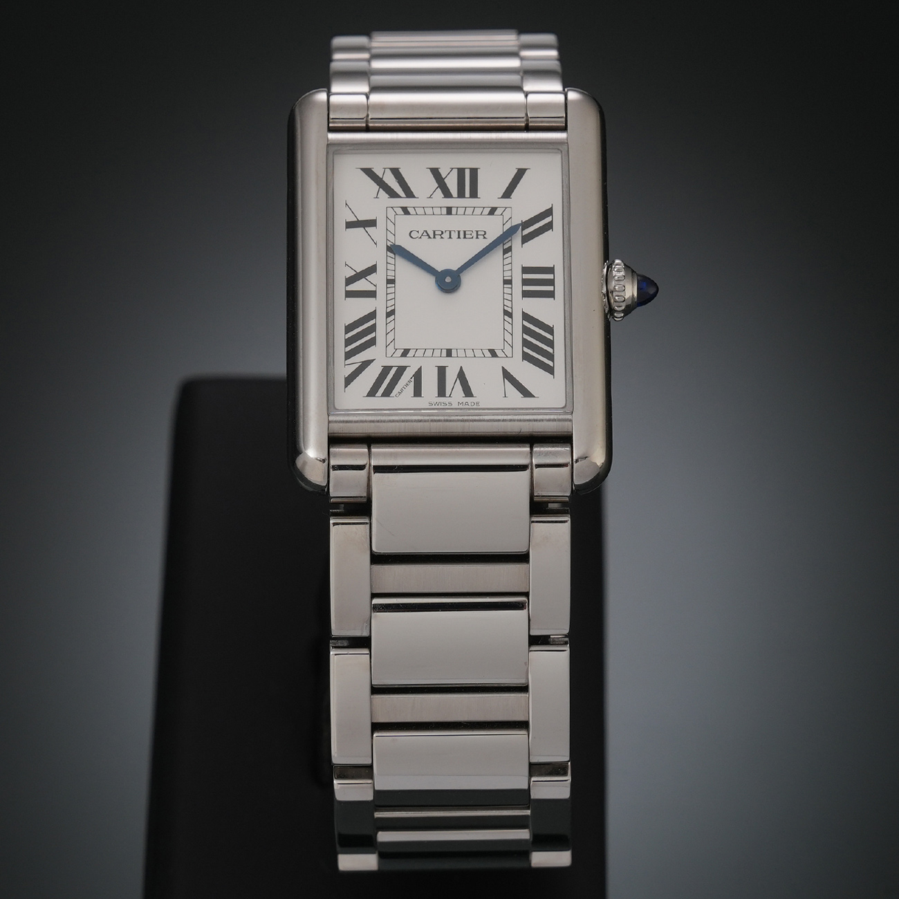 CARTIER(USED)까르띠에 탱크 머스트 라지 스틸 WSTA0052