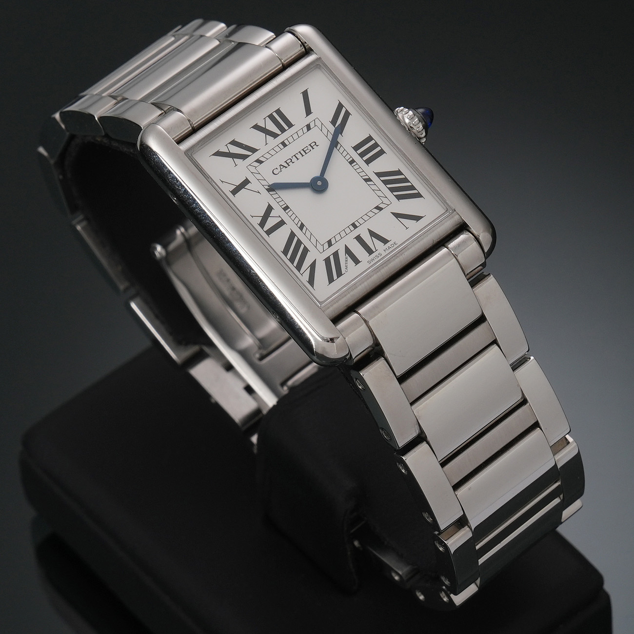 CARTIER(USED)까르띠에 탱크 머스트 라지 스틸 WSTA0052