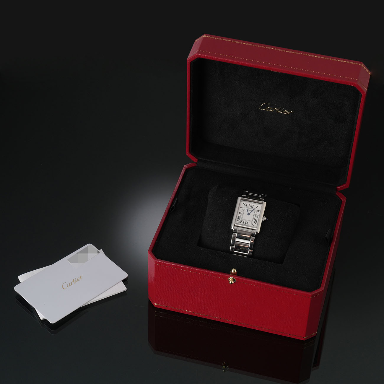 CARTIER(USED)까르띠에 탱크 머스트 라지 스틸 WSTA0052