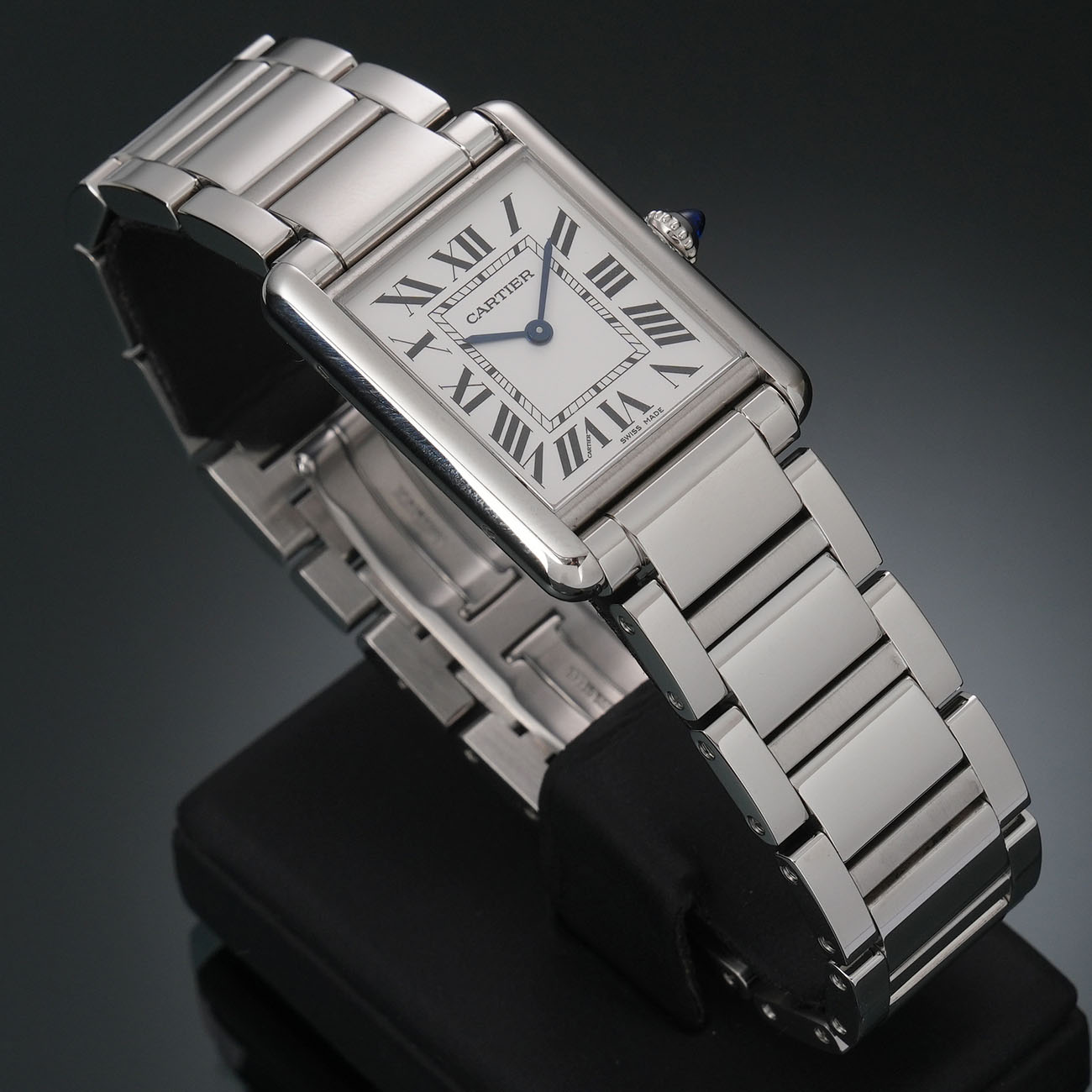 CARTIER(USED)까르띠에 탱크 머스트 라지 스틸 WSTA0052