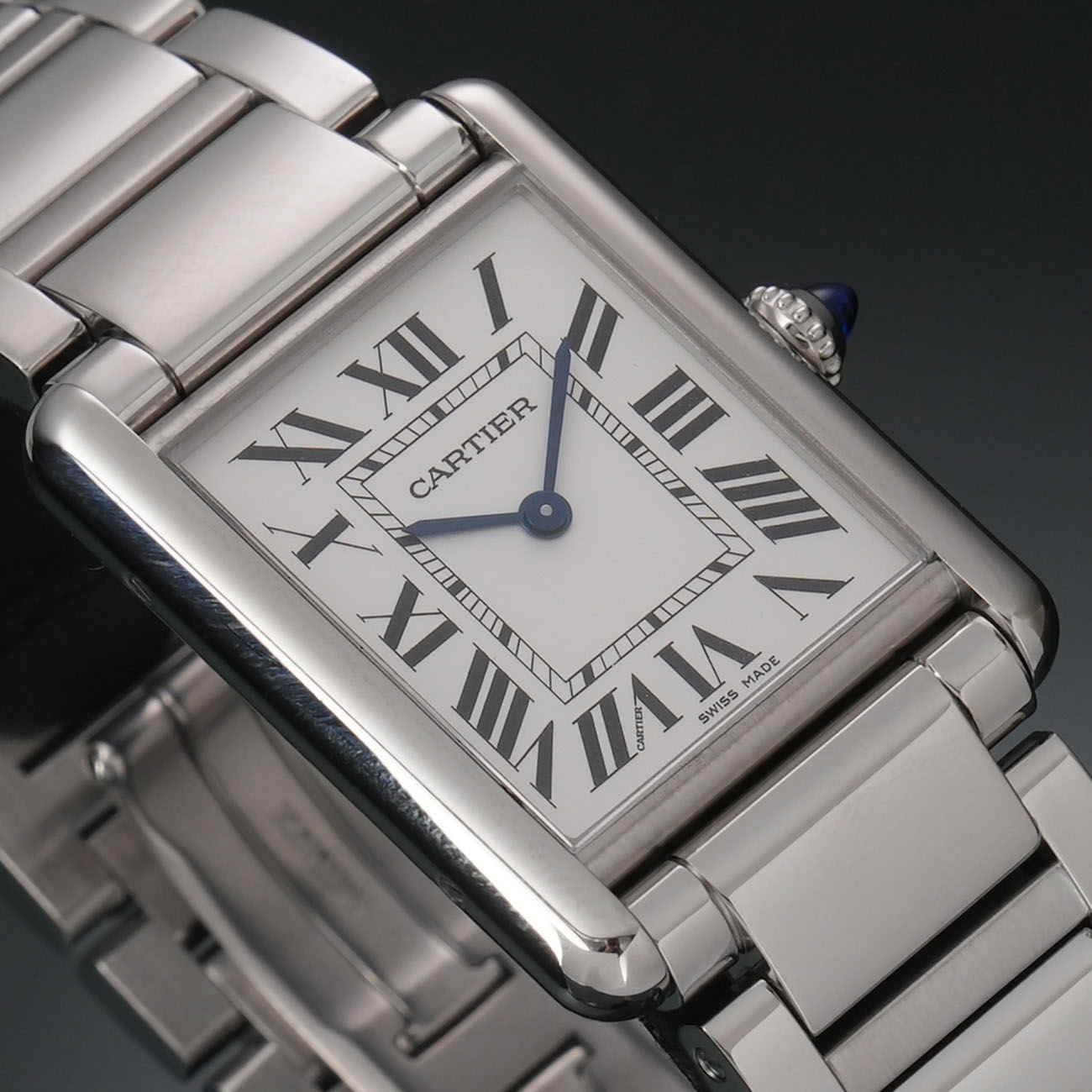 CARTIER(USED)까르띠에 탱크 머스트 라지 스틸 WSTA0052