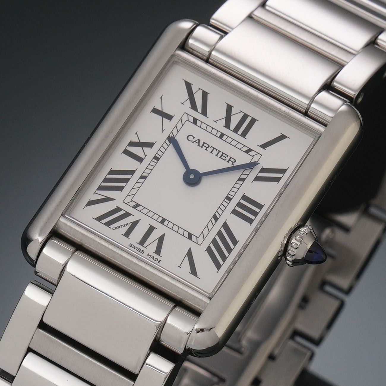 CARTIER(USED)까르띠에 탱크 머스트 라지 스틸 WSTA0052