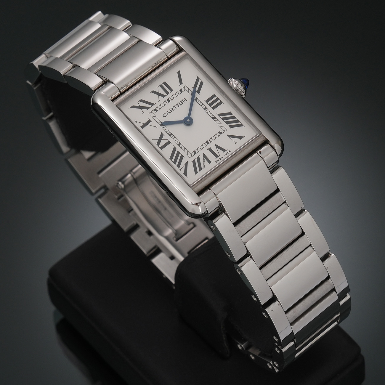 CARTIER(USED)까르띠에 탱크 머스트 라지 스틸 WSTA0052