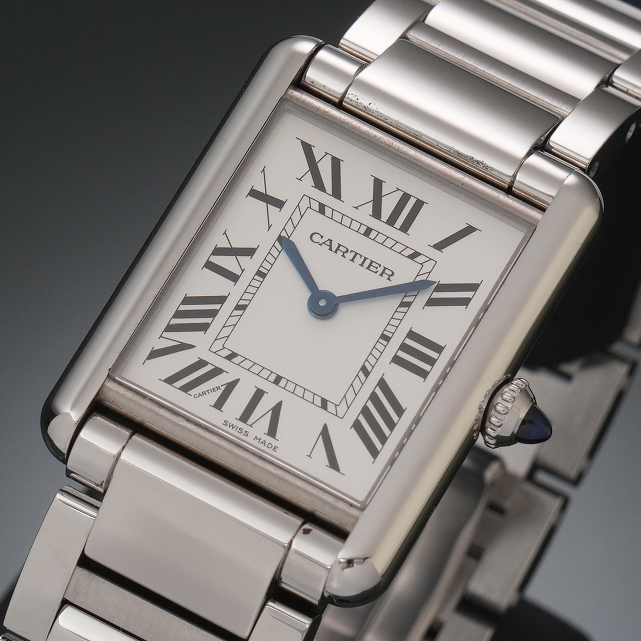 CARTIER(USED)까르띠에 탱크 머스트 라지 스틸 WSTA0052