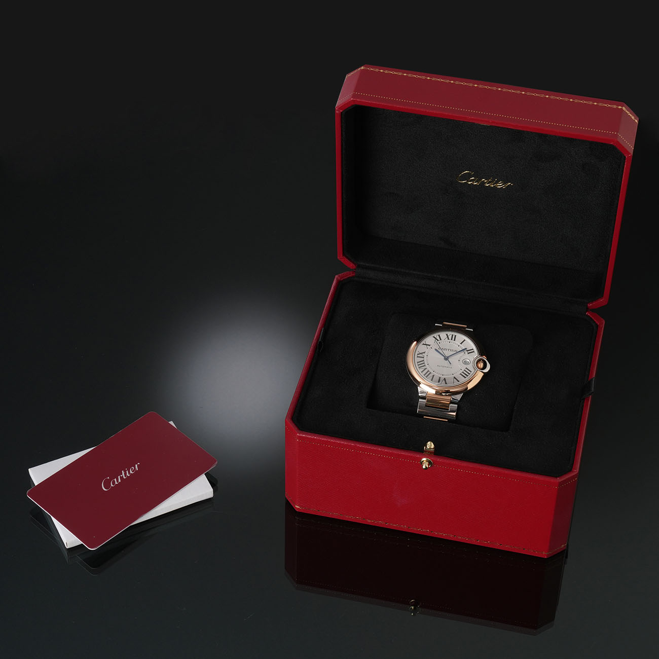 CARTIER(USED)까르띠에 발롱블루 42 콤비 오토 W2BB0034