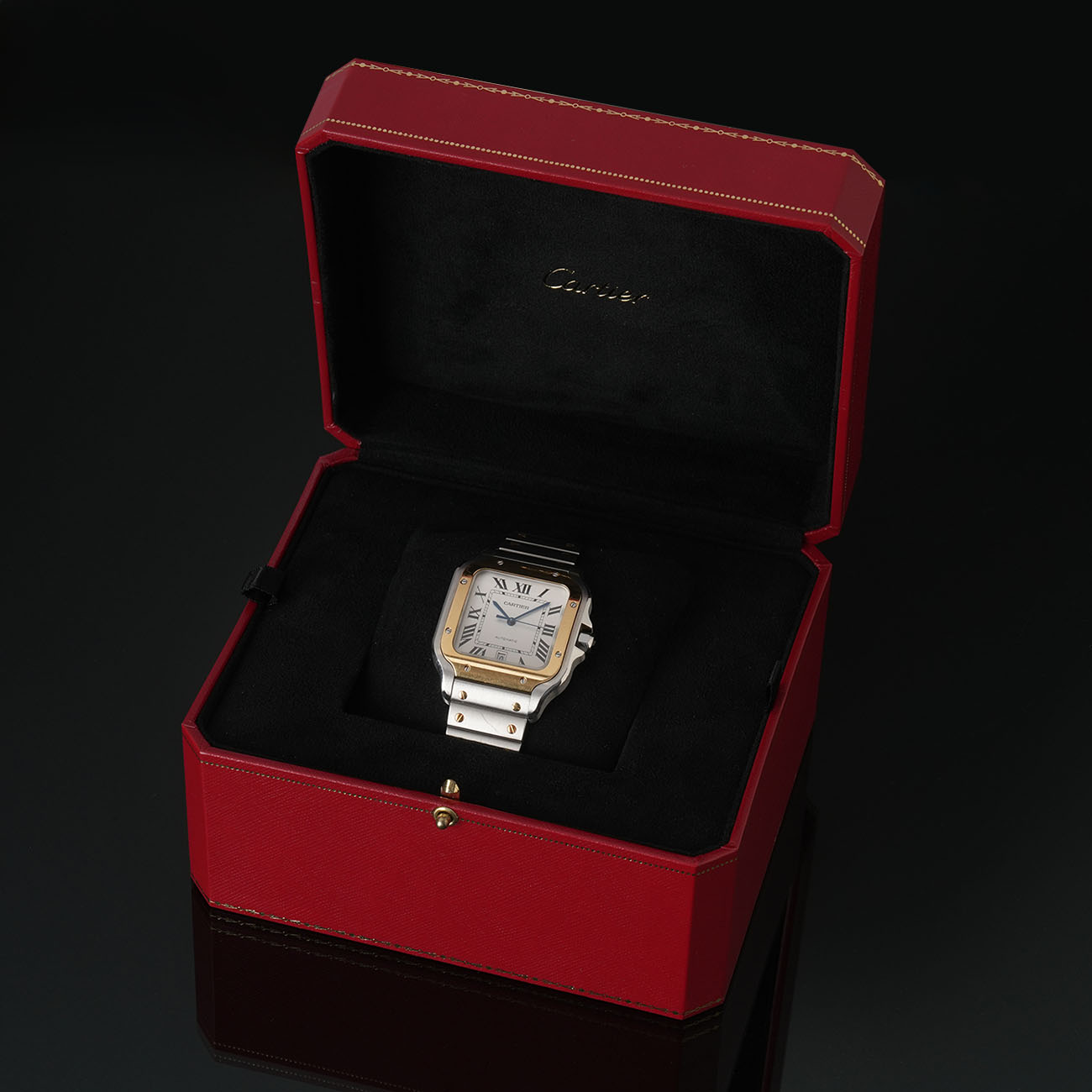 CARTIER(USED)까르띠에 산토스 드 까르띠에 콤비 라지 W2SA0006
