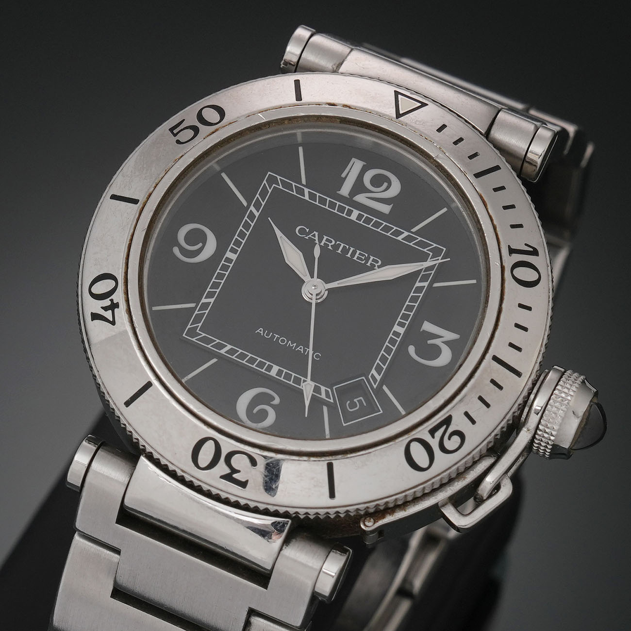 CARTIER(USED)까르띠에 파샤 씨타이머 W31077M7