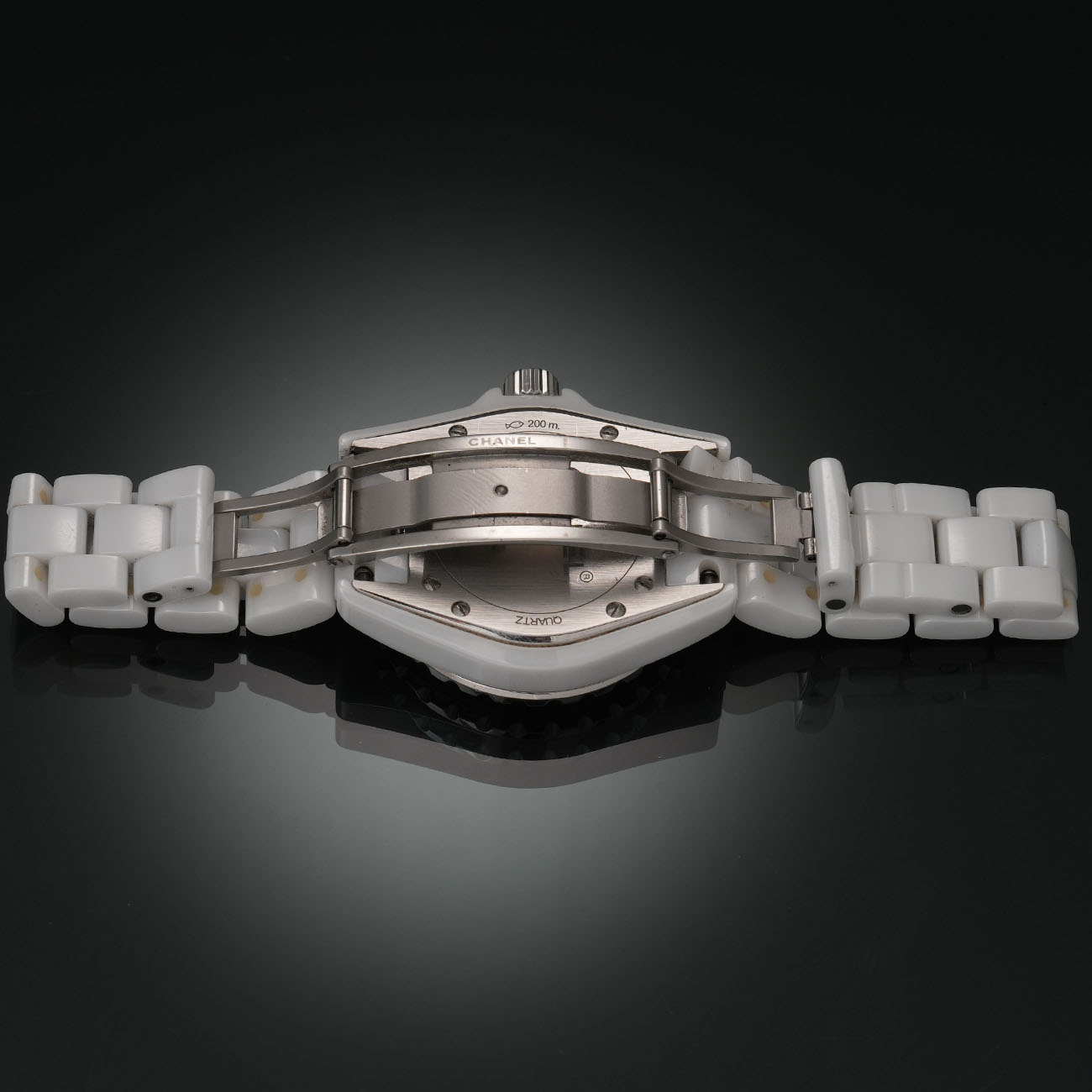 CHANEL(USED)샤넬 화이트세라믹 J12 워치 쿼츠 33mm H0968