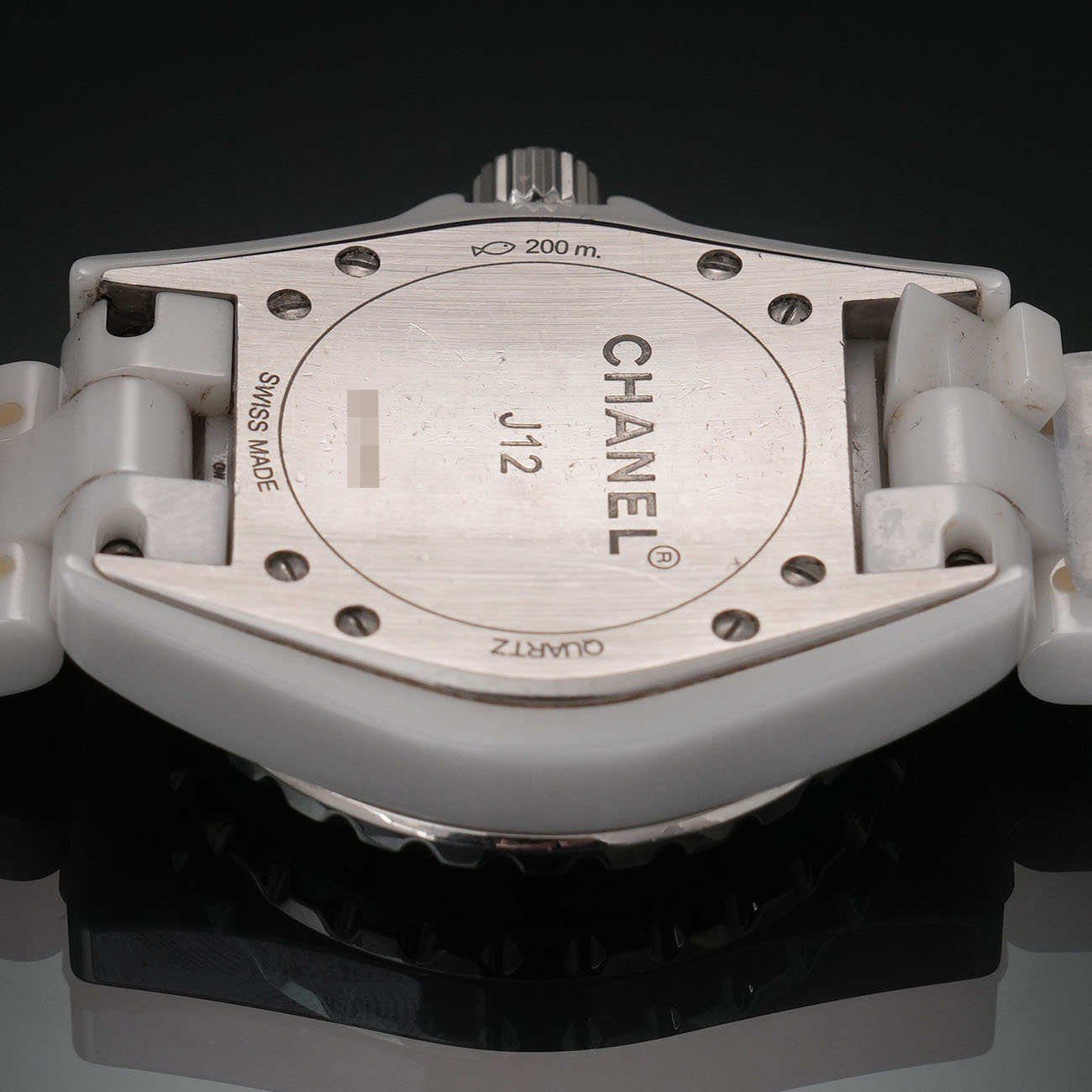 CHANEL(USED)샤넬 화이트세라믹 J12 워치 쿼츠 33mm H0968