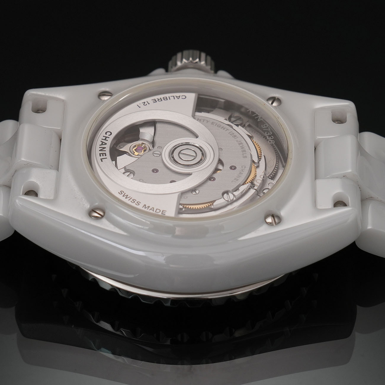 CHANEL(USED)샤넬 J12 칼리버 12.1 화이트 세라믹 오토매틱