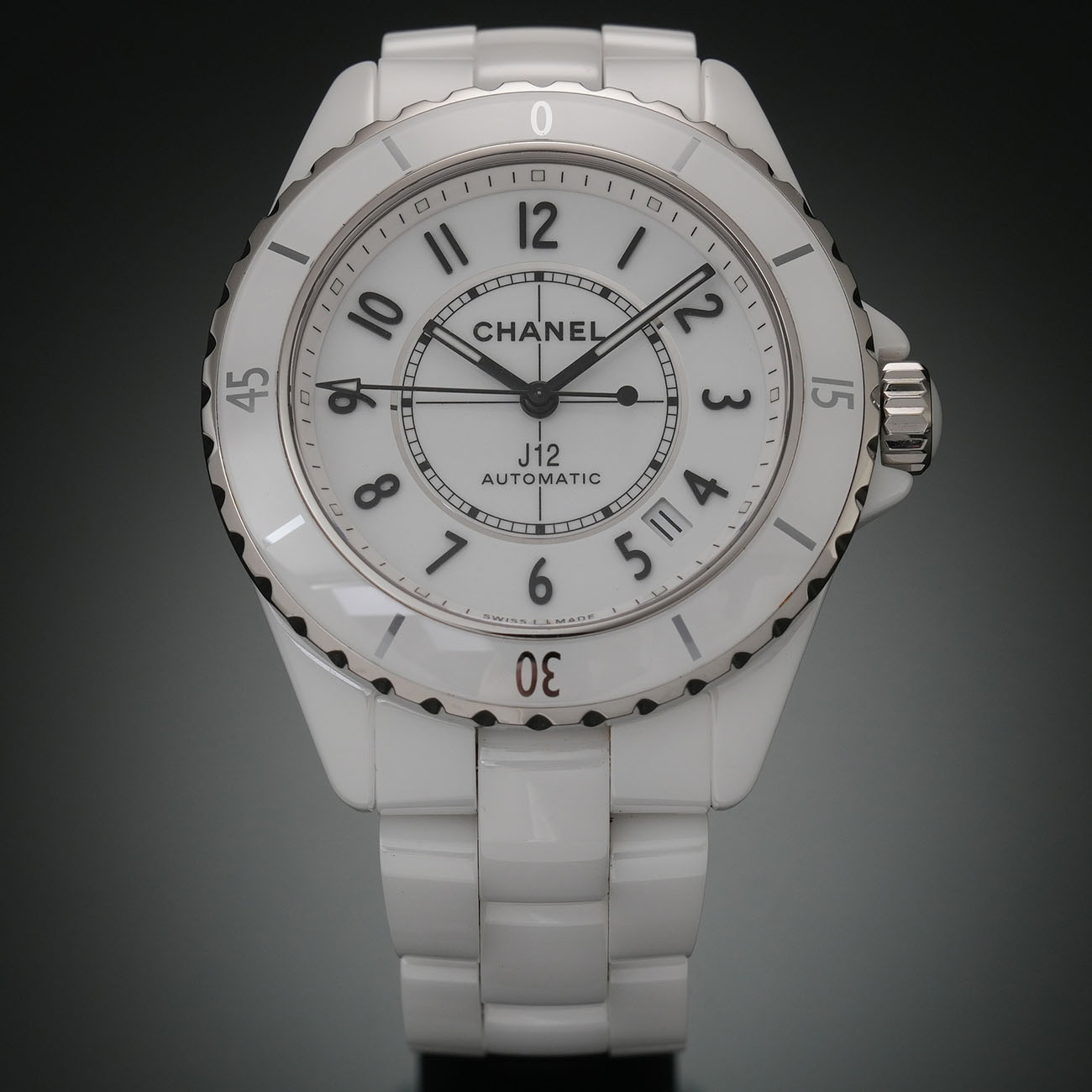 CHANEL(USED)샤넬 J12 칼리버 12.1 화이트 세라믹 오토매틱