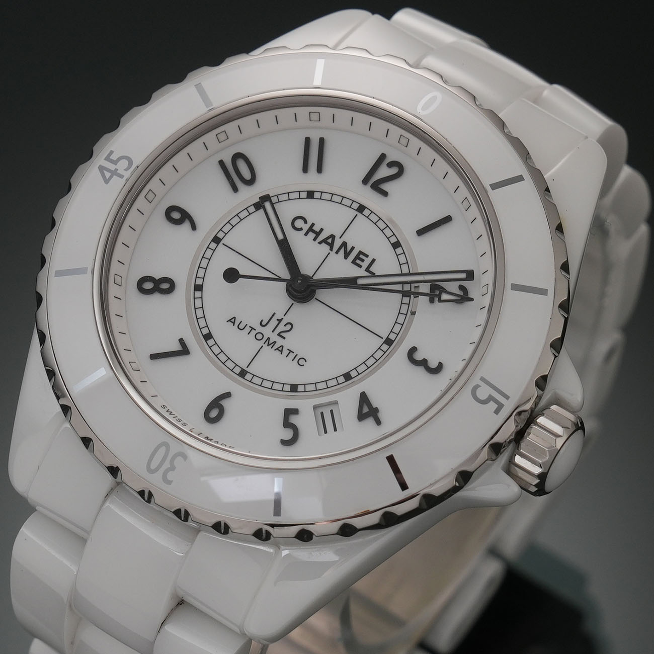 CHANEL(USED)샤넬 J12 칼리버 12.1 화이트 세라믹 오토매틱