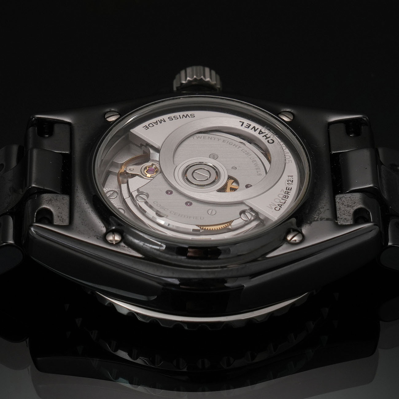 CHANEL(USED)샤넬 J12 칼리버 12.1 블랙 세라믹 오토매틱