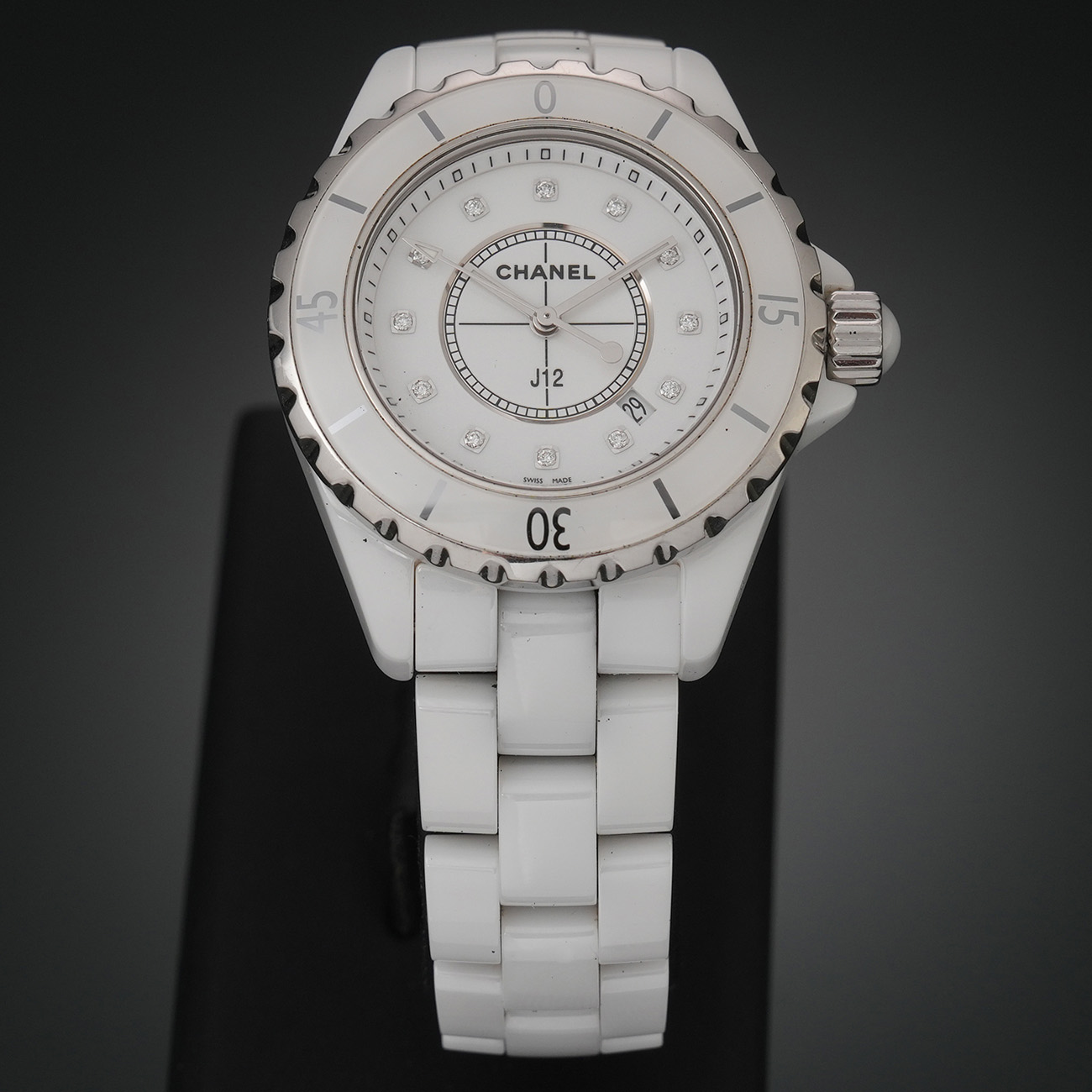 CHANEL(USED)샤넬 J12 화이트세라믹 12P H1628