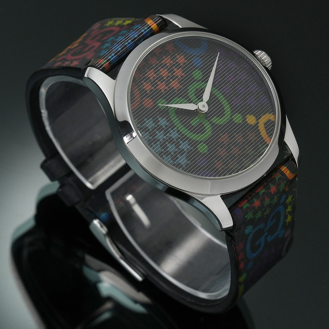 GUCCI(USED)구찌 G 타임리스 멀티컬러 워치 126.4