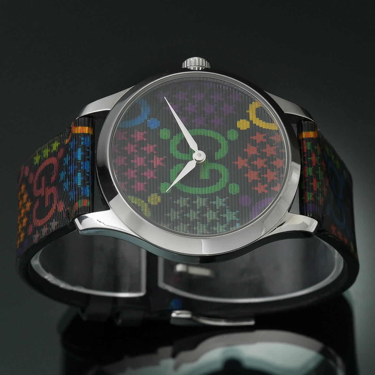 GUCCI(USED)구찌 G 타임리스 멀티컬러 워치 126.4