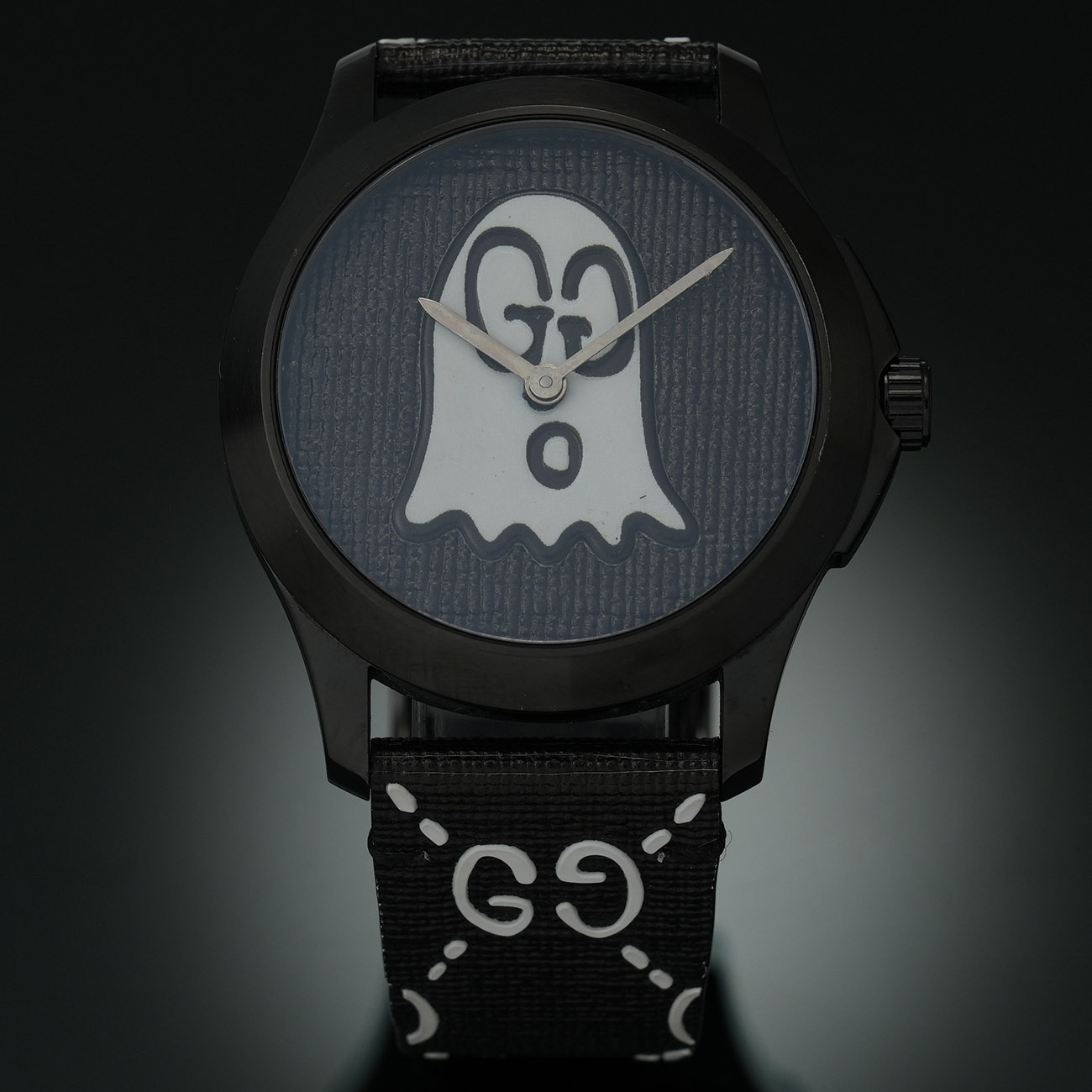 GUCCI(USED)구찌 G 타임리스 블랙 문자판 워치 126.4