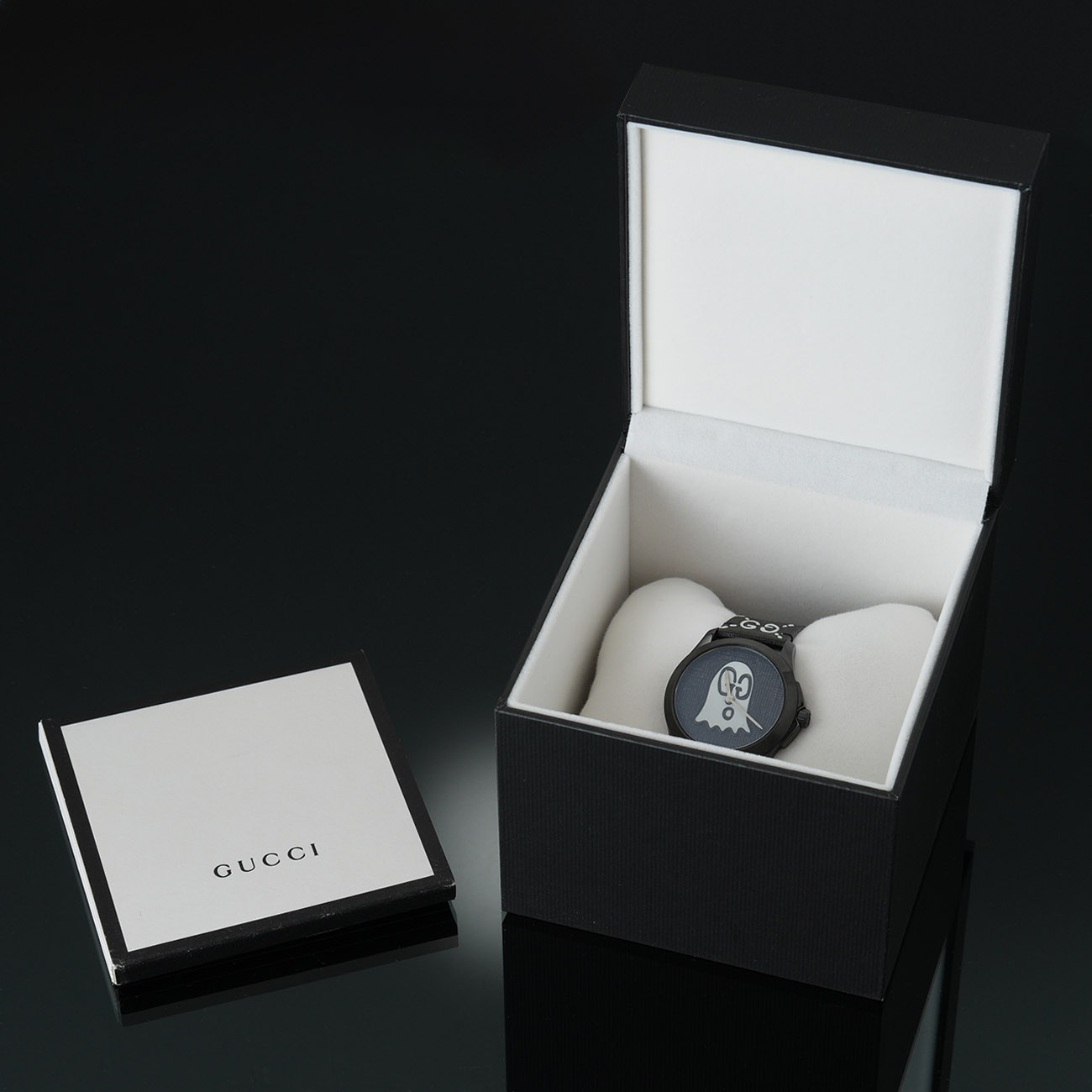GUCCI(USED)구찌 G 타임리스 블랙 문자판 워치 126.4