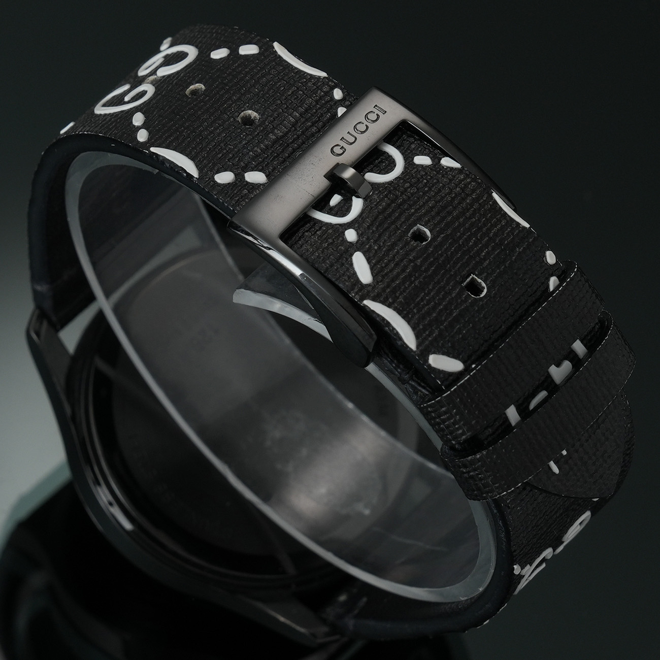 GUCCI(USED)구찌 G 타임리스 블랙 문자판 워치 126.4