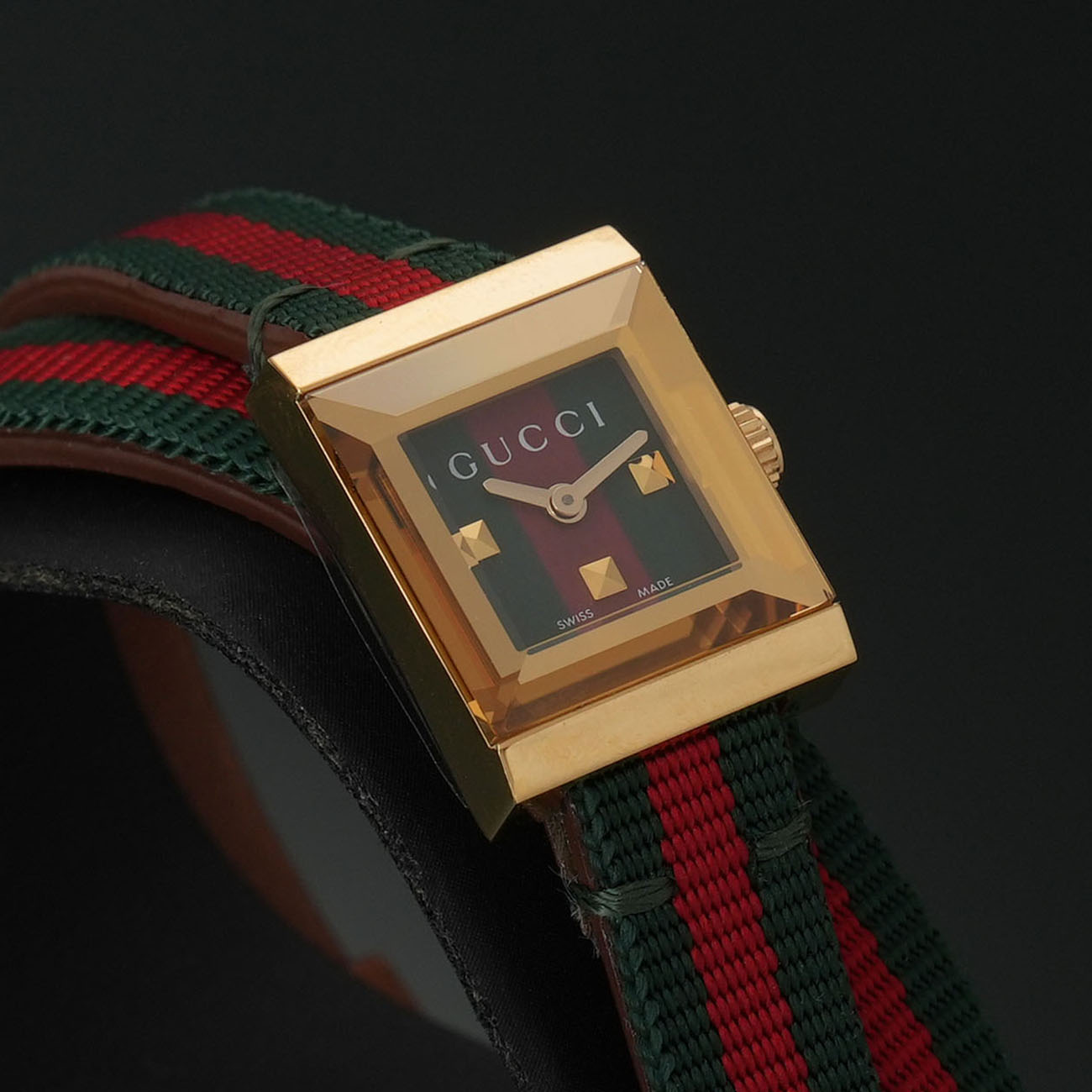 GUCCI(USED)구찌 더블 스트랩 쿼츠