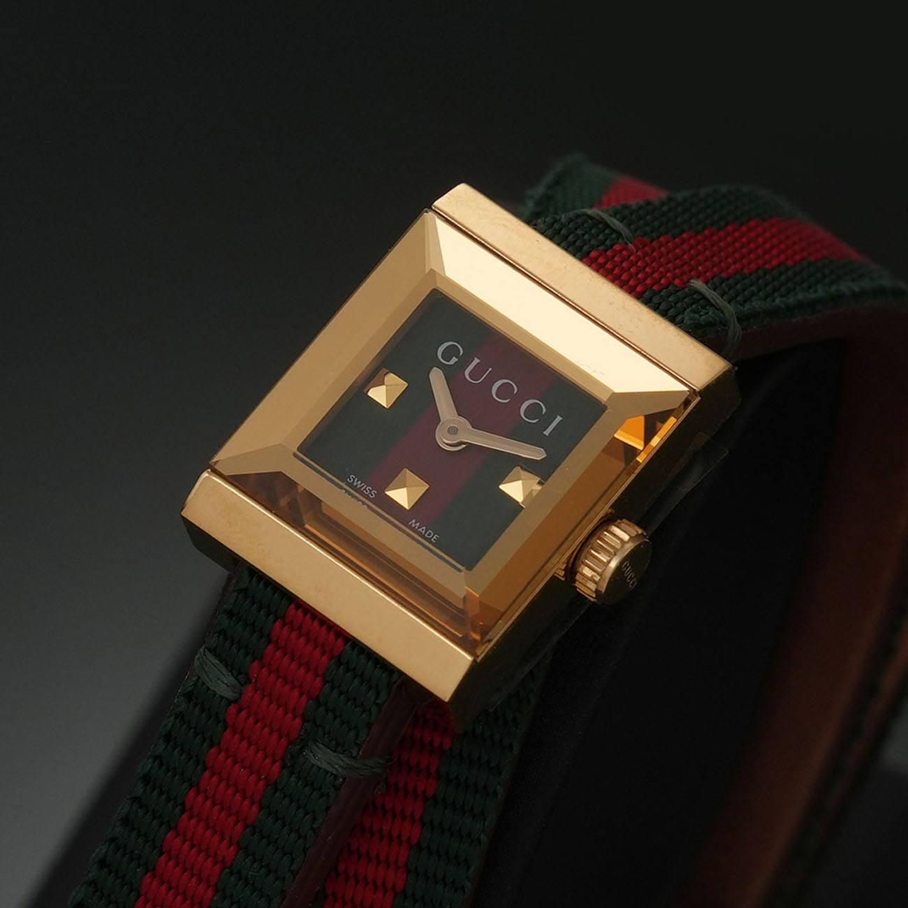 GUCCI(USED)구찌 더블 스트랩 쿼츠