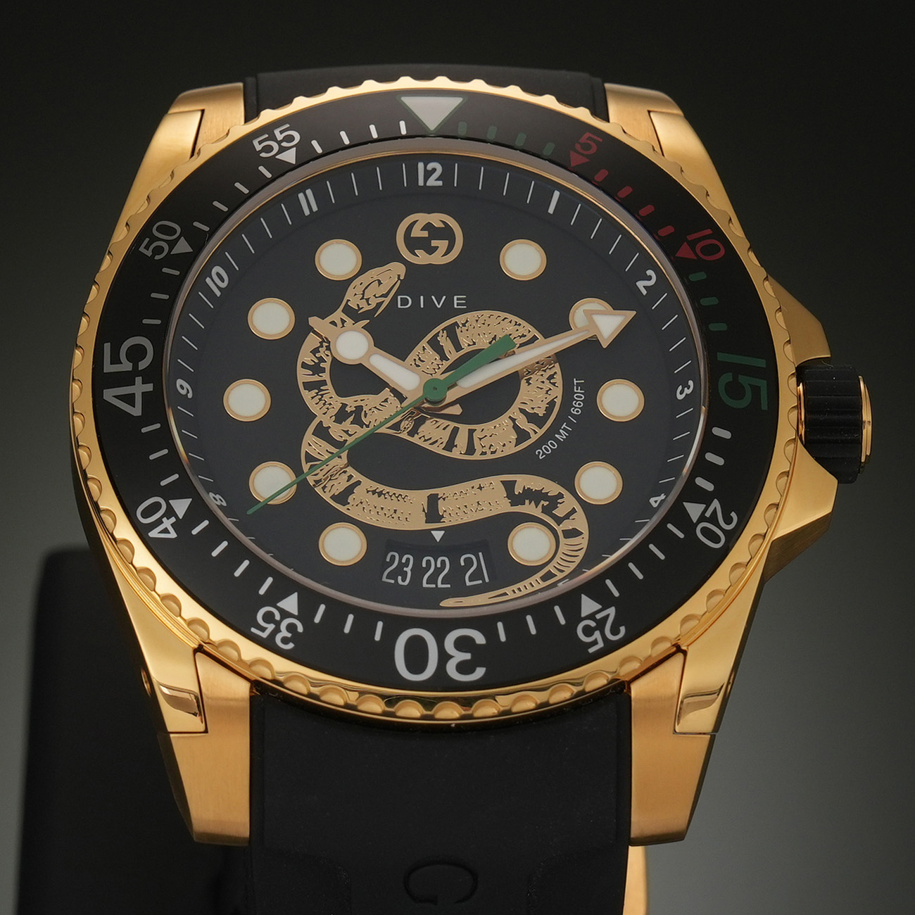 GUCCI(USED)구찌 킹스네이크 다이브 워치 136.2