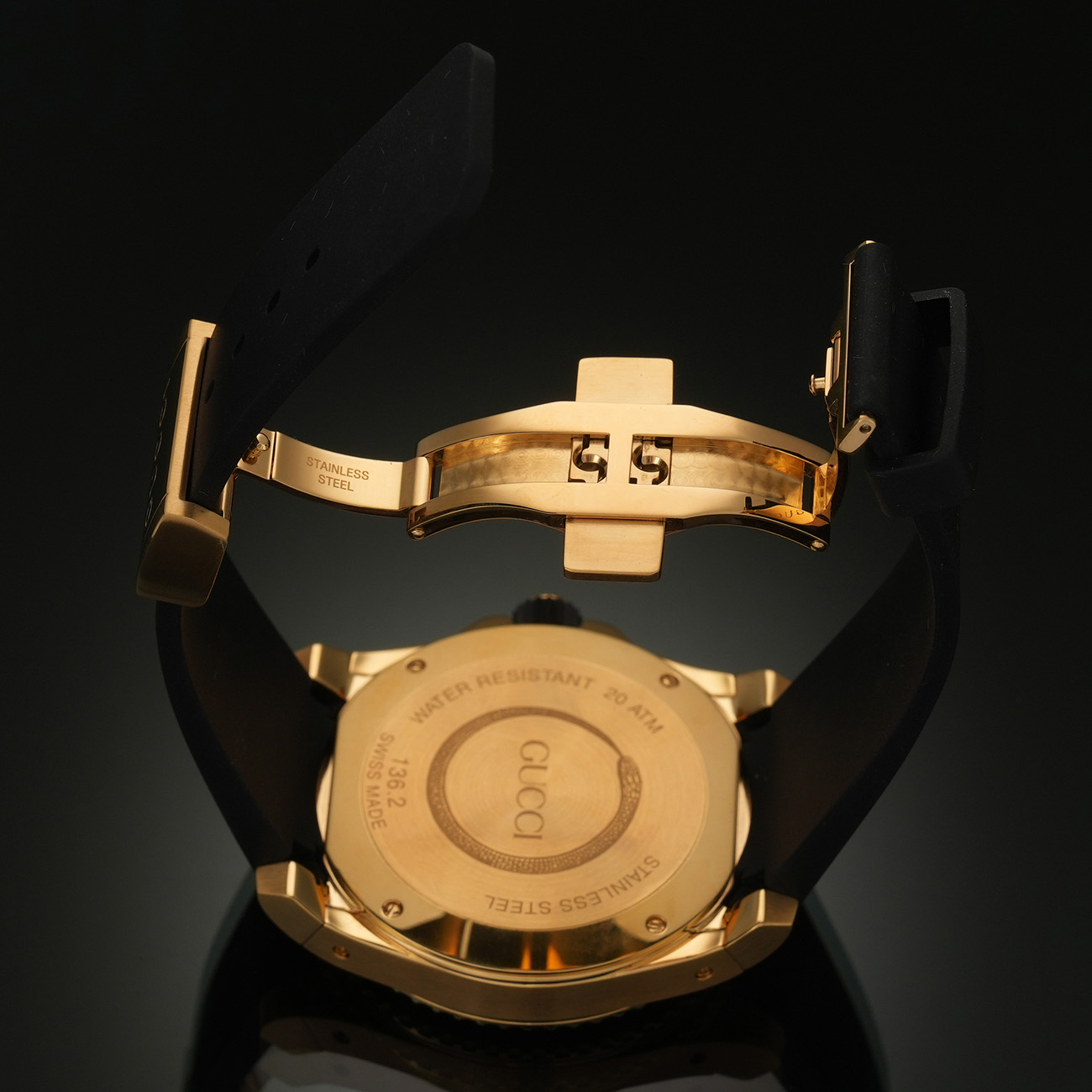 GUCCI(USED)구찌 킹스네이크 다이브 워치 136.2