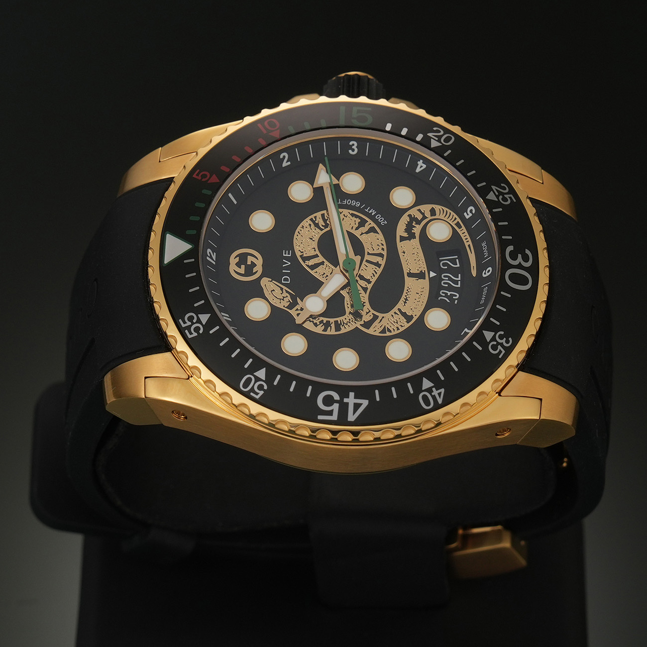 GUCCI(USED)구찌 킹스네이크 다이브 워치 136.2