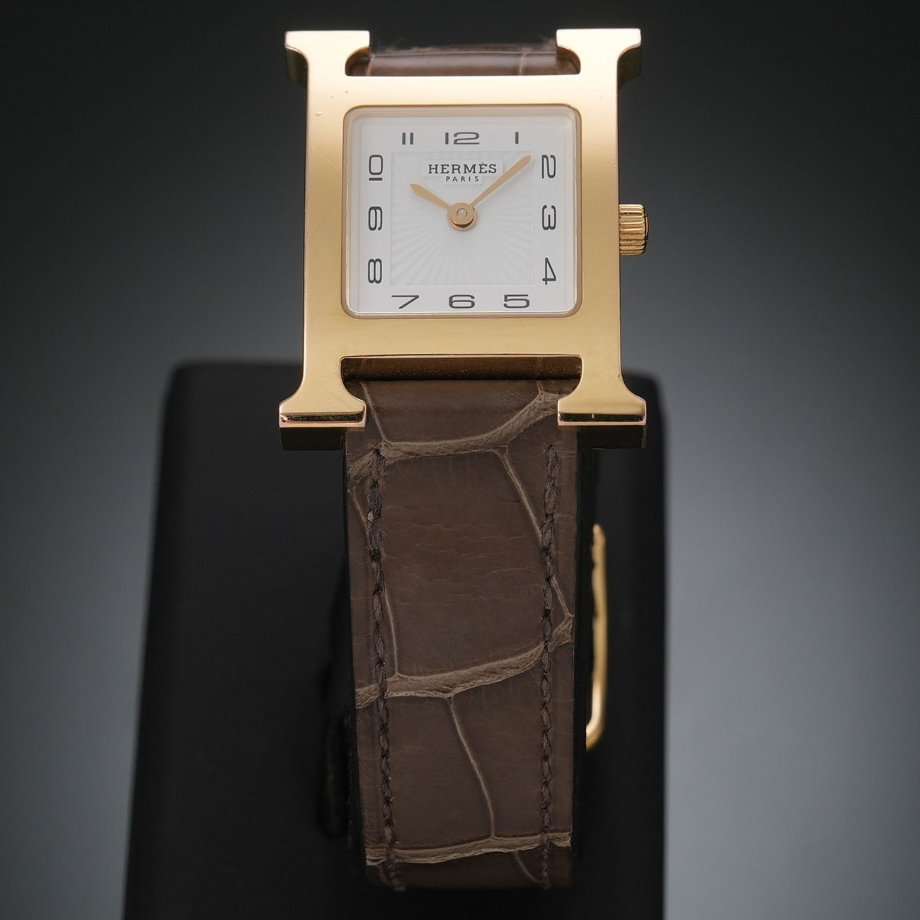HERMES(USED)에르메스 H아워 & 와니스트랩 HH1.201