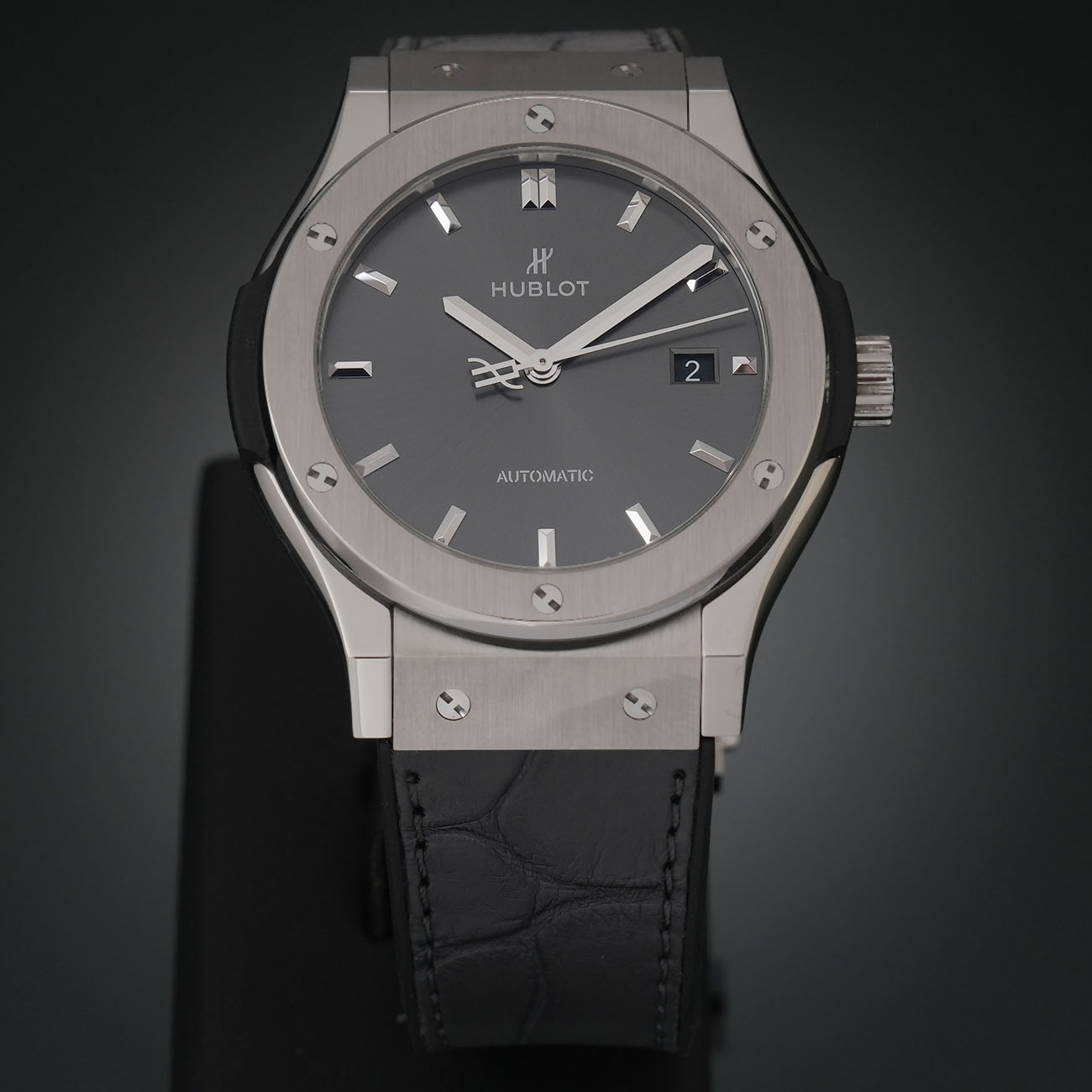 HUBLOT(USED)위블로 클래식 퓨전 티타늄 레이싱 그레이