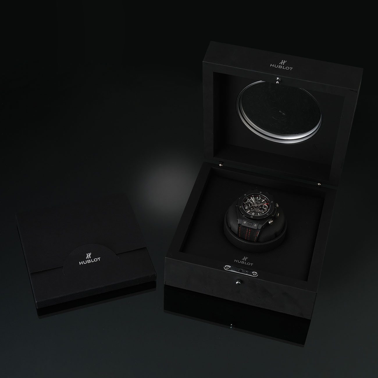 HUBLOT(USED)위블로 유니코 백뱅 블랙매직