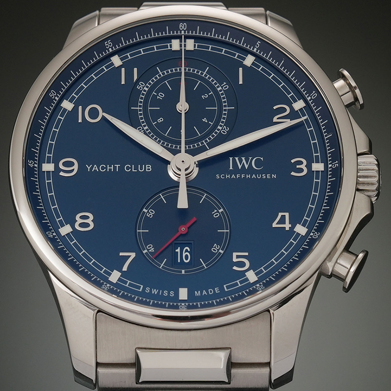 IWC(USED) 포르투기저 요트 클럽 크로노 청판