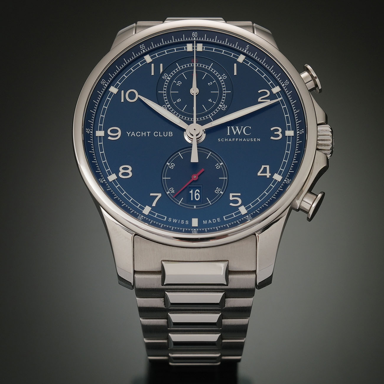 IWC(USED) 포르투기저 요트 클럽 크로노 청판