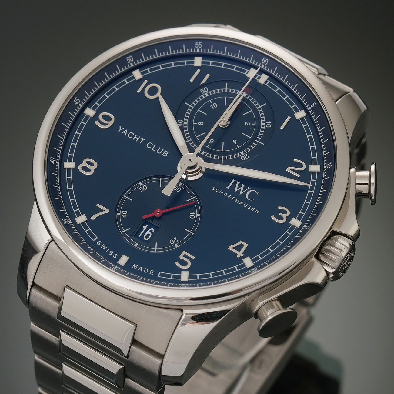 IWC(USED) 포르투기저 요트 클럽 크로노 청판