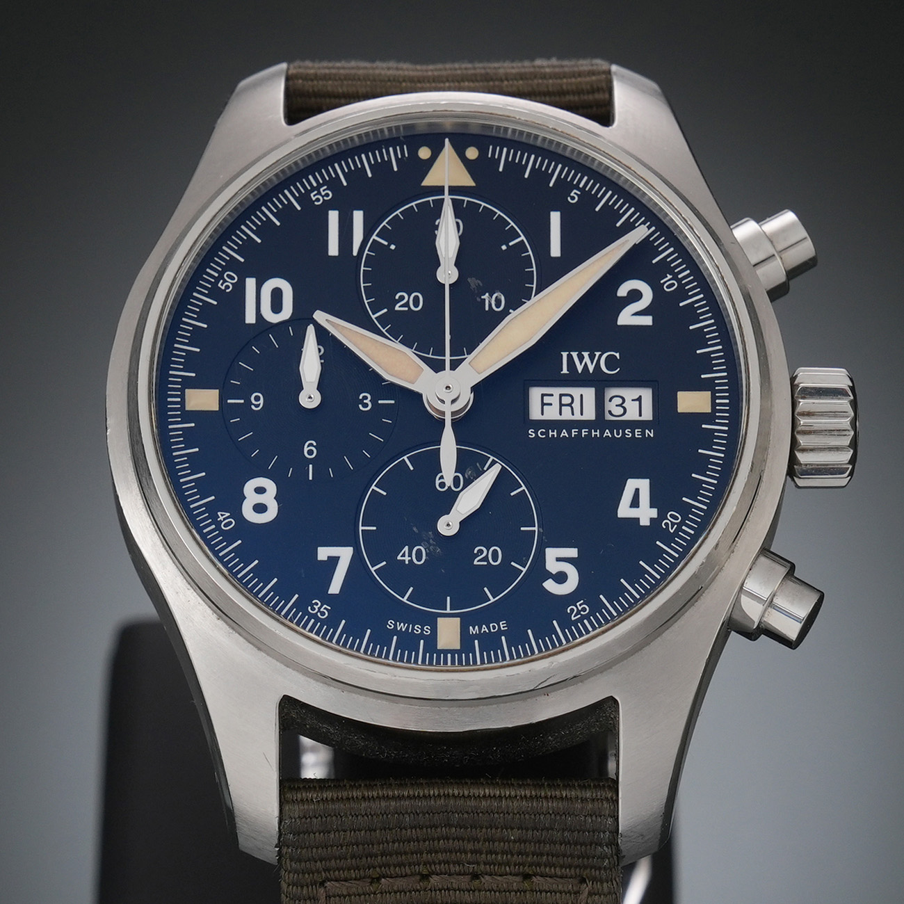 IWC(USED) 파일럿 스핏파이어 크로노그래프 IW387901