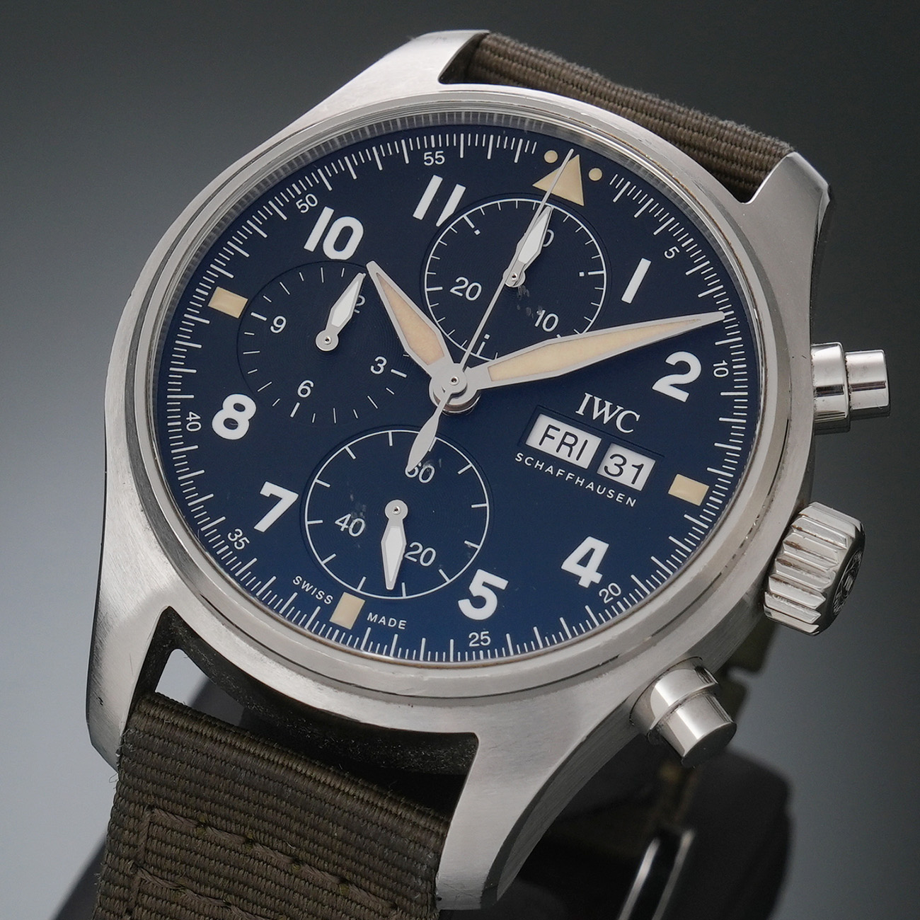 IWC(USED) 파일럿 스핏파이어 크로노그래프 IW387901